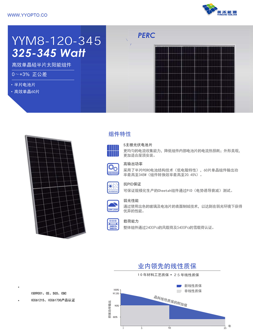 高效單晶硅半片太陽能組件